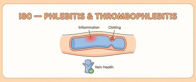 I80 — Phlebitis and Thrombophlebitis: What the ICD-10 Code Means