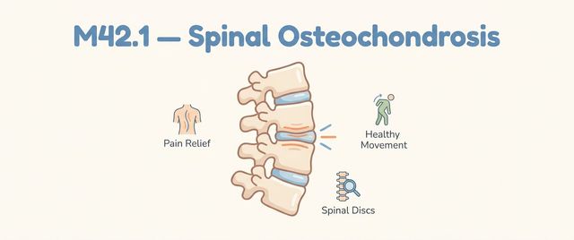 M42.1 — Adult Osteochondrosis of Spine: ICD-10 Code Explained