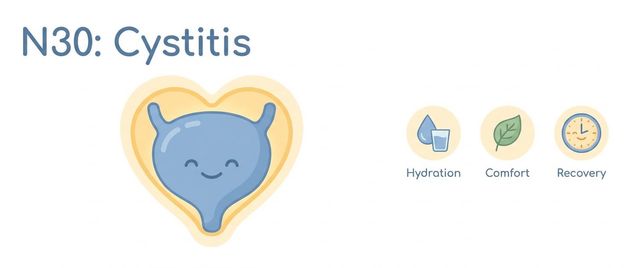 N30 — Cystitis ICD-10 Code: Meaning, Symptoms, Urine Tests