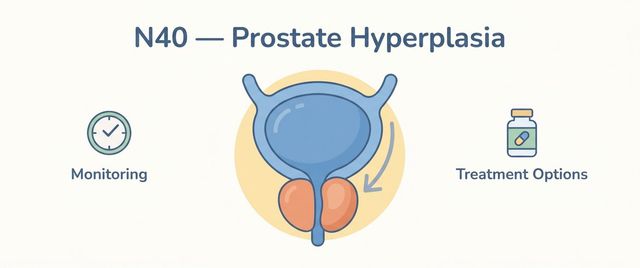 N40 — Hyperplasia of Prostate: What This ICD-10 Code Means