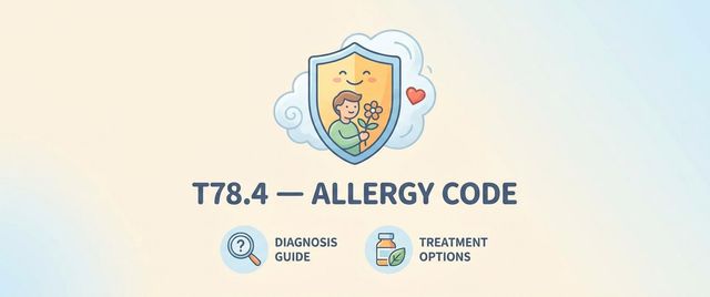 T78.4 — Allergy, Unspecified: the ICD-10 Code Explained