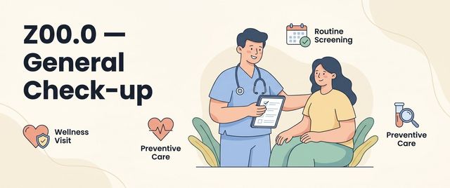 Z00.0 — General Medical Examination: What This ICD-10 Code Means
