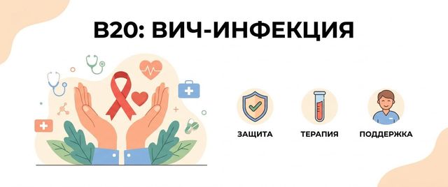 B20 — что за диагноз: расшифровка кода МКБ-10 простыми словами
