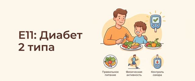 E11 — что за диагноз: расшифровка кода МКБ-10 простыми словами
