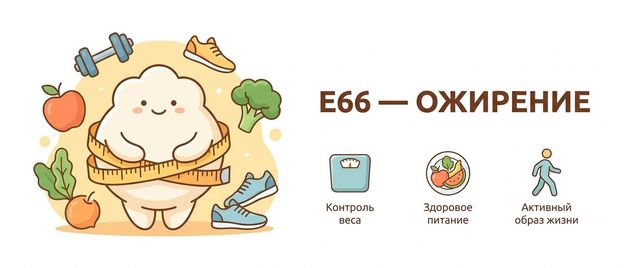 E66 — что за диагноз: расшифровка кода МКБ-10 «Ожирение»