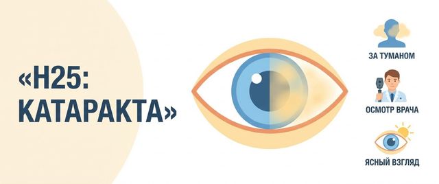 H25 — что за диагноз: старческая катаракта по МКБ-10