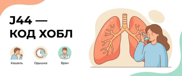 J44 — что за диагноз: расшифровка кода МКБ-10 и что такое ХОБЛ