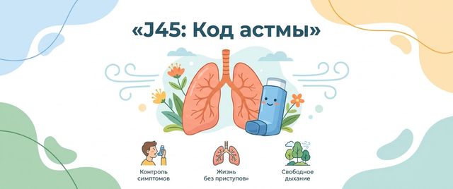 J45 — что за диагноз: расшифровка кода МКБ-10 при астме