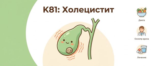 K81 — что за диагноз: холецистит, расшифровка кода МКБ-10