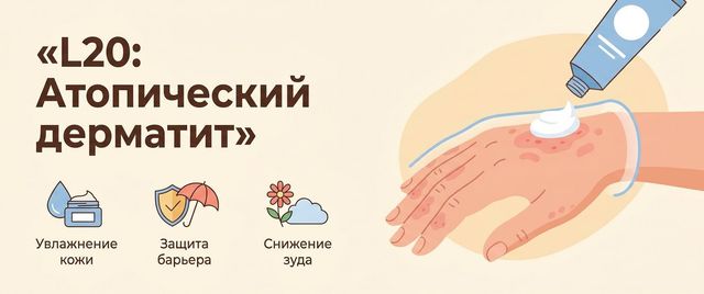 L20 — что за диагноз: расшифровка кода МКБ-10 (атопический дерматит)