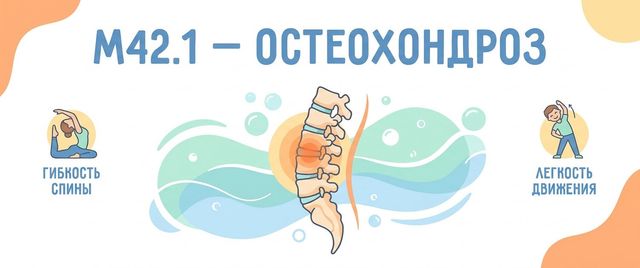 M42.1 — остеохондроз позвоночника у взрослых: расшифровка кода МКБ-10