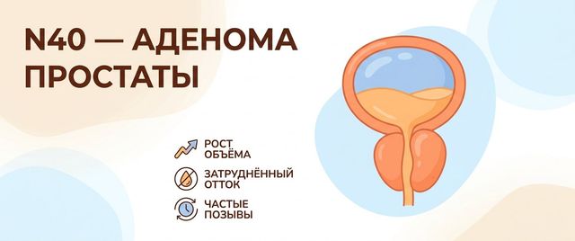 N40 — что за диагноз: расшифровка кода МКБ-10 и что делать дальше