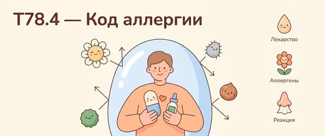 T78.4 — что за диагноз: аллергия неуточнённая по МКБ-10
