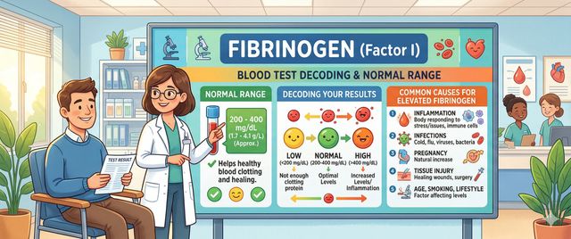 Fibrinogen Blood Test: Normal Levels, Results and Causes