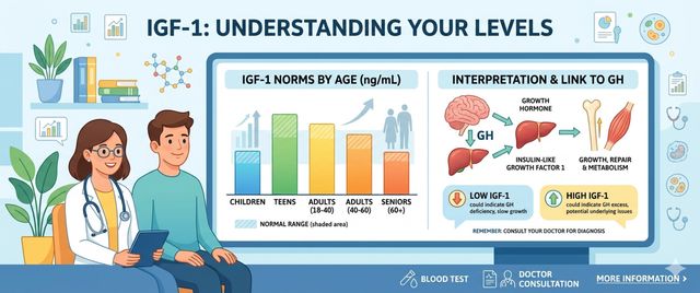 IGF-1 (Somatomedin C): Normal Range by Age and Growth Hormone