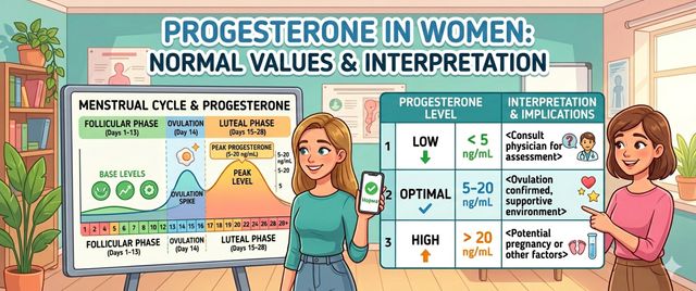 Progesterone in Women: Normal Range by Cycle Day and Day 21