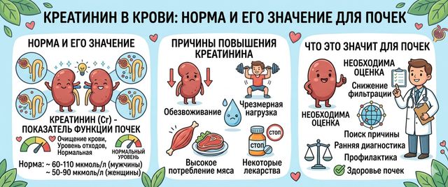 Креатинин в крови: норма по возрасту, СКФ и расшифровка