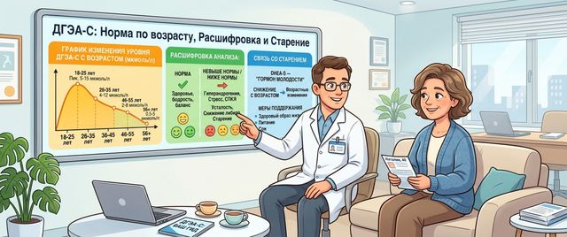 ДГЭА-С: норма по возрасту и расшифровка анализа крови