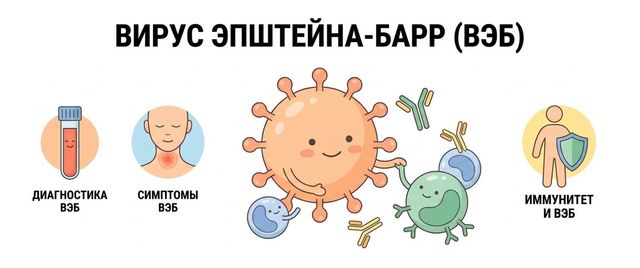 Вирус Эпштейна-Барр (ВЭБ): расшифровка VCA, EBNA, IgG и IgM