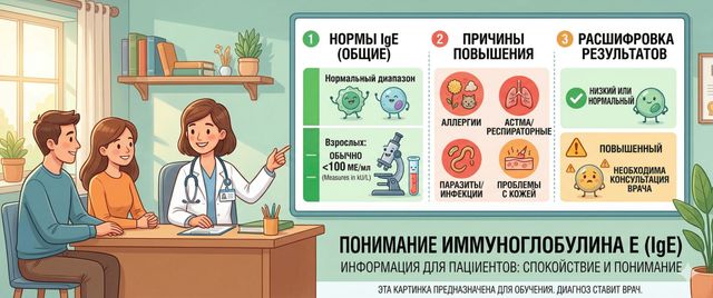Иммуноглобулин E (IgE): нормы, причины повышения и расшифровка
