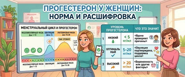Прогестерон: норма у женщин по дням цикла и расшифровка