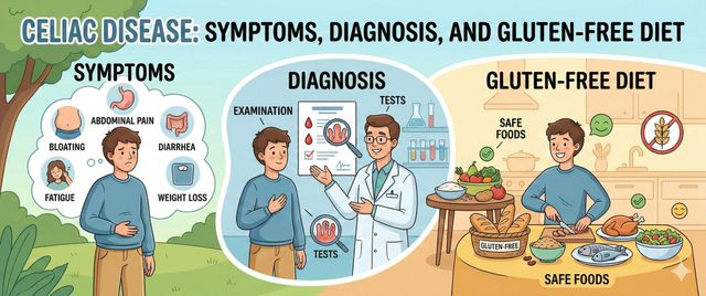 Celiac Disease: Symptoms, Diagnosis and Gluten-Free Diet