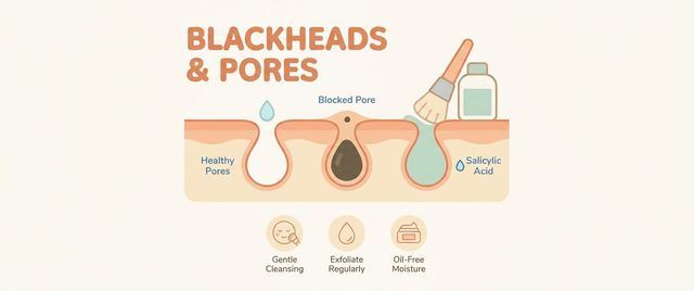 Blackheads and Enlarged Pores: Causes and How to Reduce Them