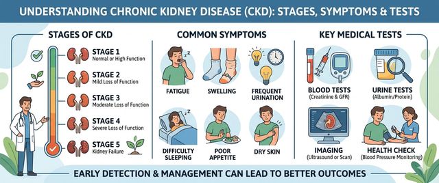 Chronic Kidney Disease: Stages, Symptoms and Treatment