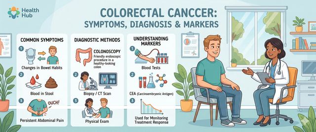 Colorectal Cancer: Symptoms, Diagnosis and Tumour Markers