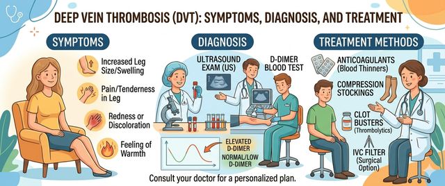 Deep Vein Thrombosis: Symptoms, Diagnosis and Treatment