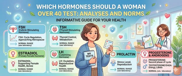 Which Hormone Tests Should Women Get After 40: Levels and Norms