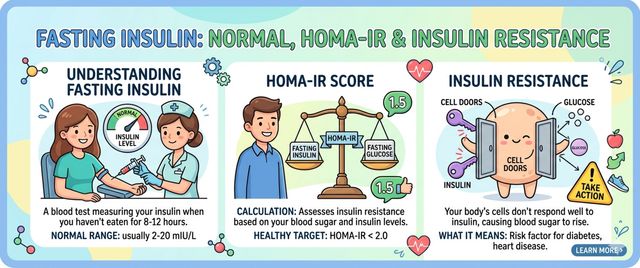 Fasting Insulin: Normal Levels, HOMA-IR and Insulin Resistance
