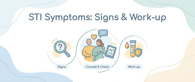STI Symptoms in Men and Women: Signs and What Tests to Take