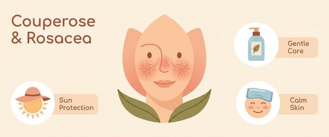 Couperose and Rosacea: Care, Triggers and What to Look For