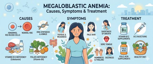 Megaloblastic Anaemia: Causes, Symptoms and Treatment