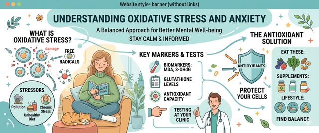 Oxidative Stress and Anxiety: Markers, Antioxidants and Lab Tests