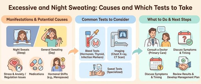 Excessive and Night Sweating: Causes and Which Tests to Take