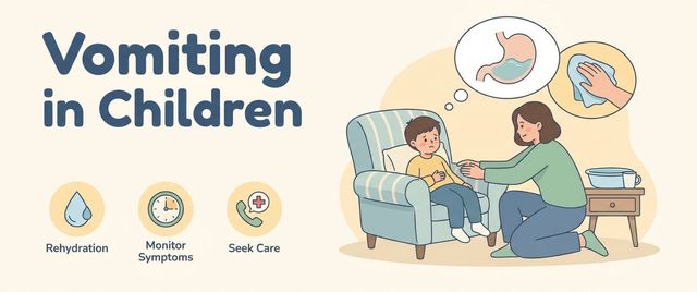 Vomiting in Children: What to Do, Fluids and Dehydration