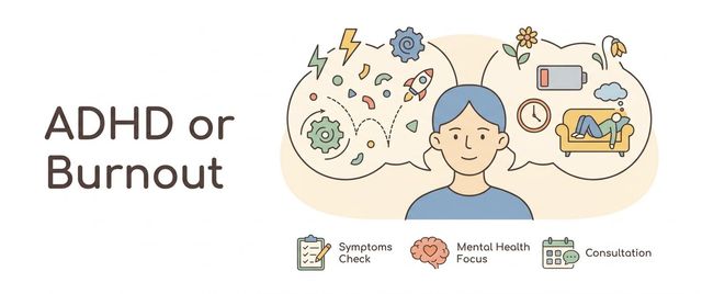 ADHD or Burnout, Anxiety and Depression: How to Tell Them Apart