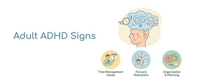 Adult ADHD: Symptoms and Signs, How It Shows Up in Adults