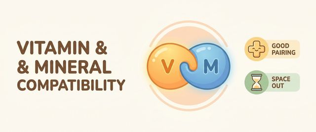Vitamin and Mineral Compatibility: What to Take Together or Apart