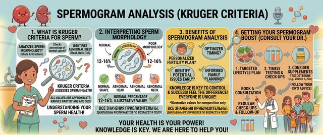 Kruger Sperm Morphology: Normal Values and Interpretation