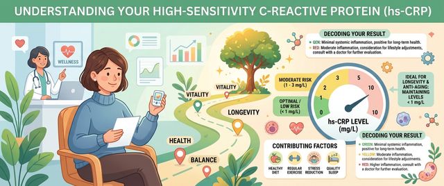 High-Sensitivity CRP: Norms, Interpretation and Longevity