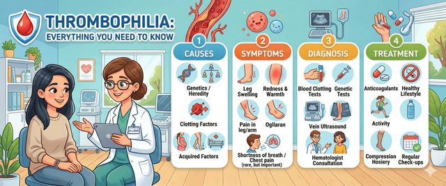 Thrombophilia: Causes, Symptoms, Diagnosis and Treatment