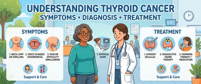 Thyroid Cancer: Types, Symptoms, Diagnosis and Treatment
