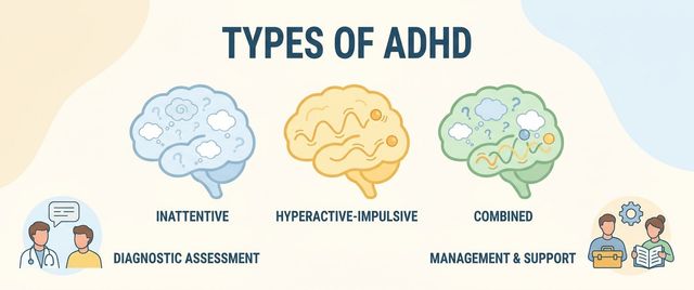 Types of ADHD: Inattentive, Hyperactive and Combined