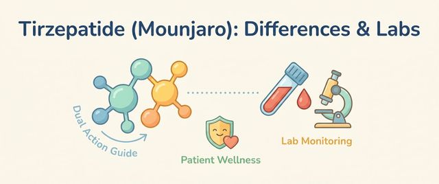 Tirzepatide (Mounjaro): How It Differs from Semaglutide and Labs