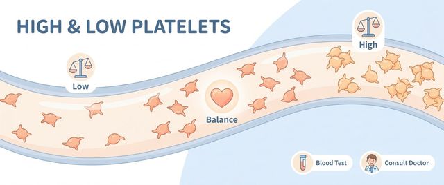 High and Low Platelet Count: Normal Range and Causes