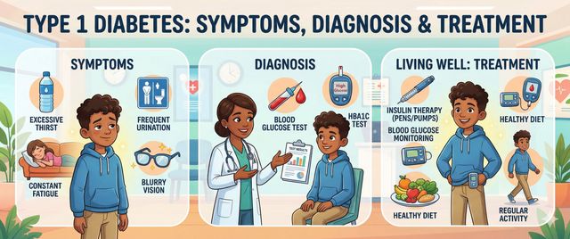 Type 1 Diabetes: Symptoms, Diagnosis and Treatment