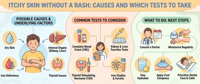 Itchy Skin Without a Rash: Causes and Which Tests to Take
